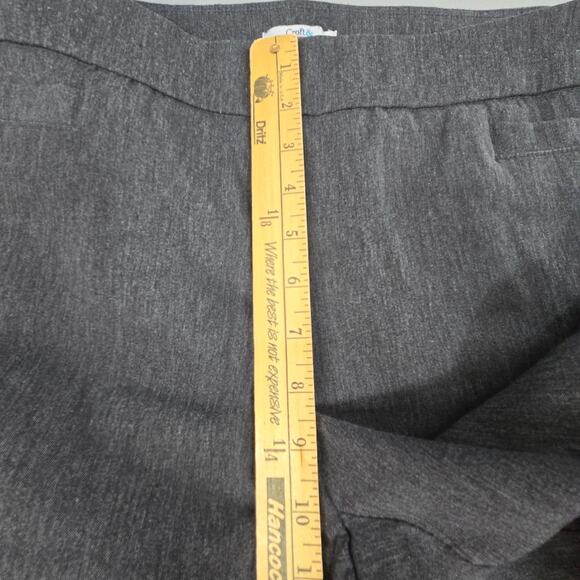 Croft & Barrow Perfectly Slimming Stretchy Straight Leg Pull-On Pants 10 SHORT - Picture 11 of 16